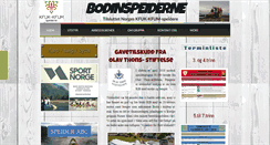 Desktop Screenshot of bodinspeiderne.com