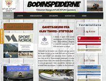 Tablet Screenshot of bodinspeiderne.com